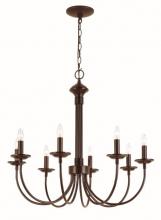  9018 ROB - Candle 26.5" Chandelier